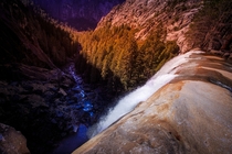 The Edge of Vernal Falls Yosemite National Park CA 
