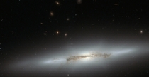 The edge-on galaxy NGC  