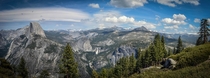 The epic view from Glacier Point Yosemite National Park California 
