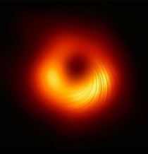 The Event Horizon Telescope EHT collaboration who produced the first ever image of a black hole has revealed today a new view of the massive object at the centre of the Messier  M galaxy how it looks in polarised light