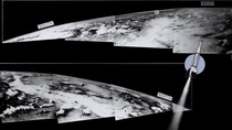 The first images of Earth from space Taken just after WW by a Soviet-operated nazi built rocket the V 