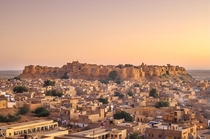 The fortified medieval trading town - Jaisalmer Rajasthan India