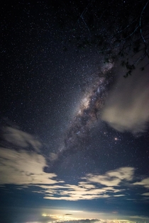 The galaxy shining over Bali 