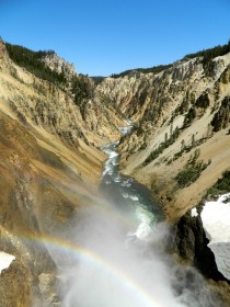 The Grand Canyon of Yellowstone from Lower Falls 