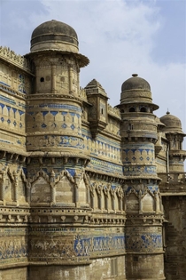 The great fortress of Gwalior at Madhya Pradesh India