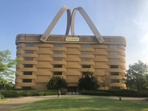 The great Newark OH Longaberger Basket sister for scale