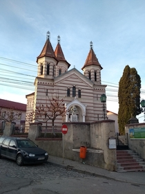 The Greek Catholic Church from Siret Suceava county Romnia 