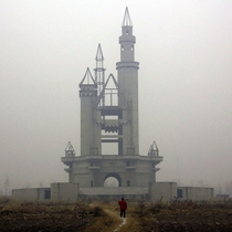 The half-built Wonderland park near Beijing Photo by David Gray