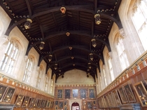 The Hall of Christ Church Oxford University England 