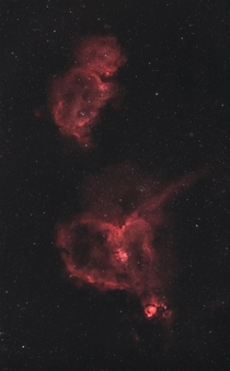 The Heart and Soul Nebulae 