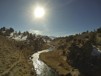 The Hike Back from Hot Creek Mammoth Lakes CA 
