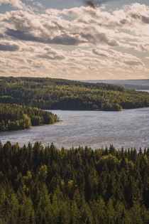 The hills and lakes of Central Finland create breathtaking views 