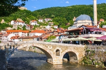 The historic center of Prizren the cultural capital of Kosovo 