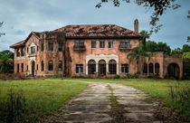 The Historic Howey Mansion before Rescue - Florida USA