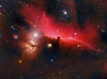 The Horsehead amp Flame Nebula in HaRGB -  edition