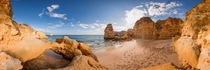 The iconic Praia da Marinha in Algarve on the Atlantic coast of Portugal  Photo by Sim Dat