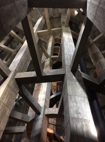 The inside of a water tower in Denmark designed by Ib Lunding 