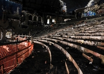The inside of an abandoned theatre in New York City