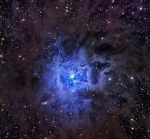 The Iris Nebula lights up its lonely corner of space