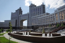 The KazMunayGas Headquarters in Nur-Sultan Kazakhstan