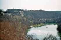 The largest castle in the world in burghausen germany Analog photography