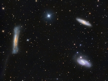 The Leo Triplet Galaxies - Cosmic Trio