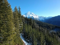 The lesser known profile shot of Mt Rainier WA 