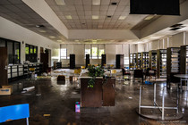 The library of Southwestern High School in Detroit Michigan 