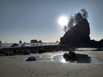 The lovely Second Beach of the Olympic Coast 