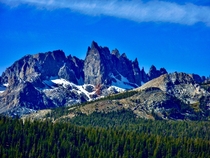 The majestics Minarets of the High Sierras  x  