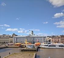 The Market Square in Helsinki Finland 
