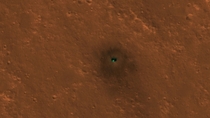 The Mars InSight Landers exact location was found using HiRISE a powerful camera on board the Mars Reconnaissance Orbiter on November  