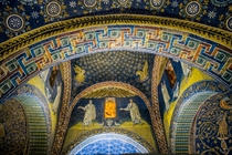 The Mausoleum of Galla Placidia daughter mother and sister of the emperor in Ravenna Colorful mosaics cover every inch Simply Stunning 