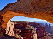 The Mesa Arch in Canyonlands National Park UT 