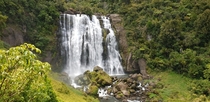 The  meter Marokopa Falls in Te Anga New Zealand probably my favorite of the North Island 