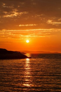 The midnight sun Norway 