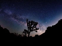 The Milky Way captured in the backcountry of Joshua Tree National Park