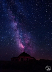 The Milky Way Galaxy near Condon Oregon 