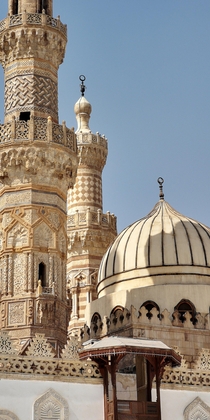 The Minarets of Al-Azhar Mosque Cairo Egypt 