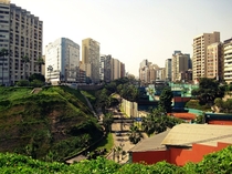 The Mira Flores district of Lima Peru 
