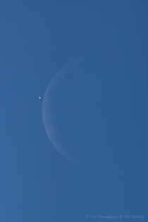 The Moon and Venus 