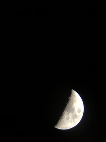 The moon from my house