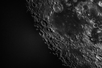 The Moon through  inch TelescopeOrion XT mm Sony a III