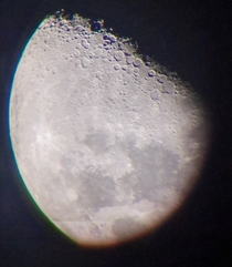 The moon through my telescope