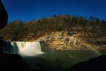 The Moonbow of Cumberland Falls KY A Moonbow or lunar rainbow is produced by light from the moon 
