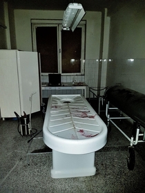 The Morgue of an abandoned Hospital in Hirschenstein Austria 