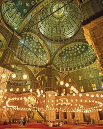 The Mosque of Muhammad Ali in Cairo 