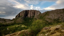 The Mountain with the hole Torghatten Norway 