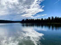The natural beauty of Desjarlais Lake Grande Cache Alberta 
