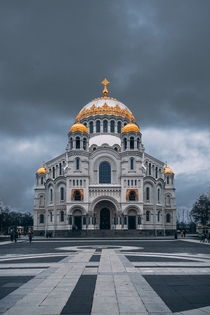 The Naval Cathedral of Saint Nicholas Kronstadt Saint Petersburg Russia 